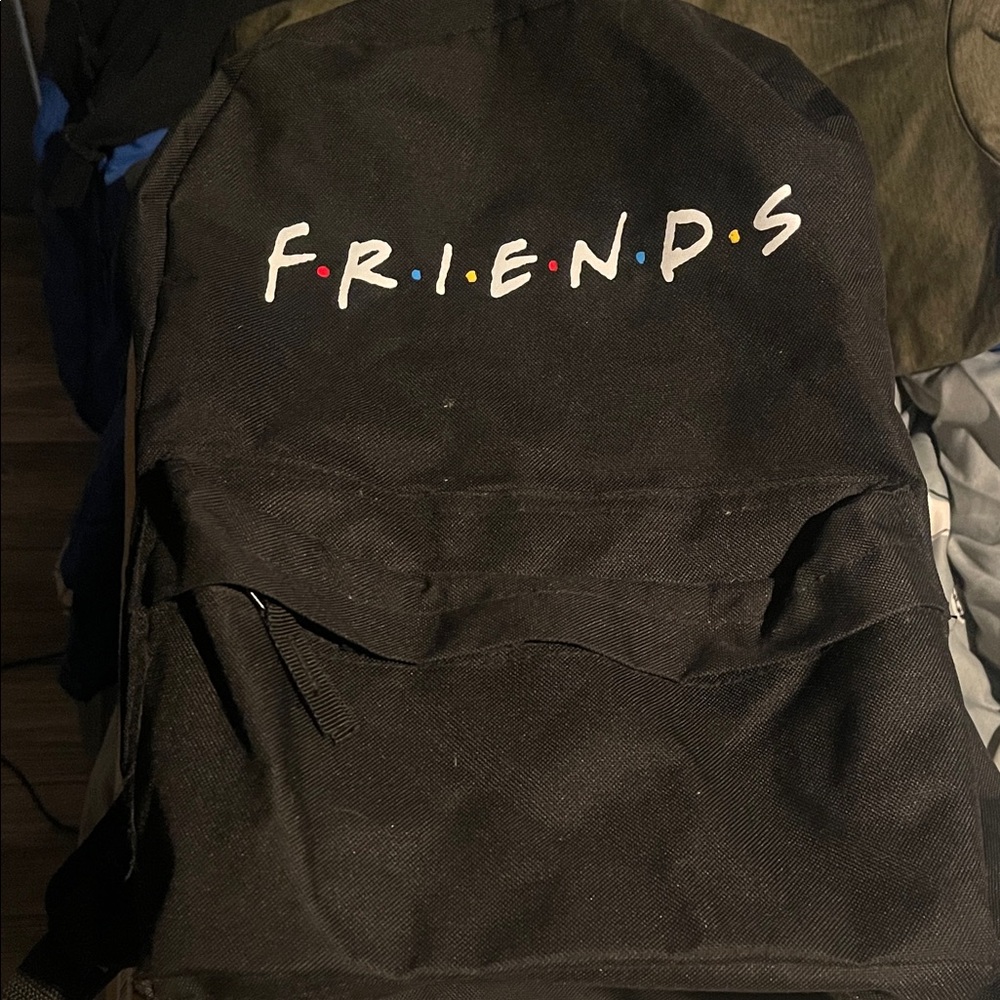 Heys Black Friends Logo Backpack